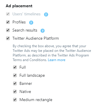 Where do Twitter Ads appear?
